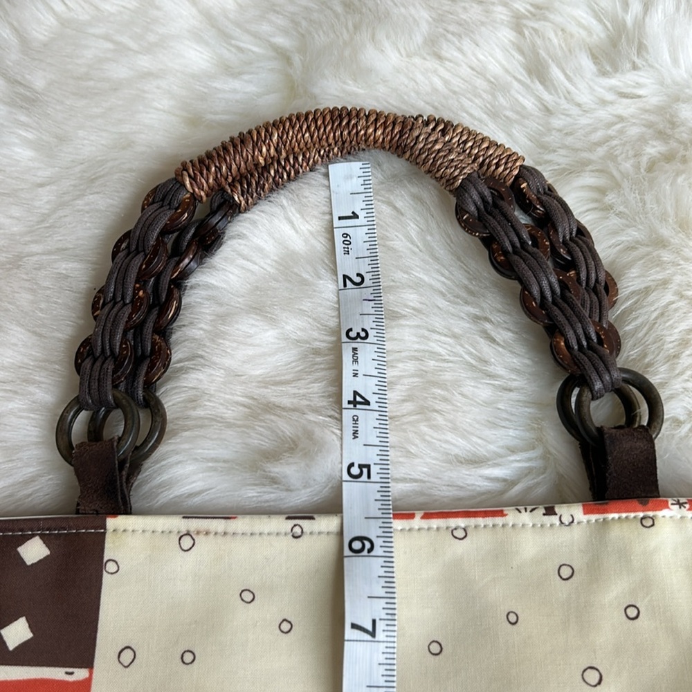 Colorful Patchwork Handbag - image 8